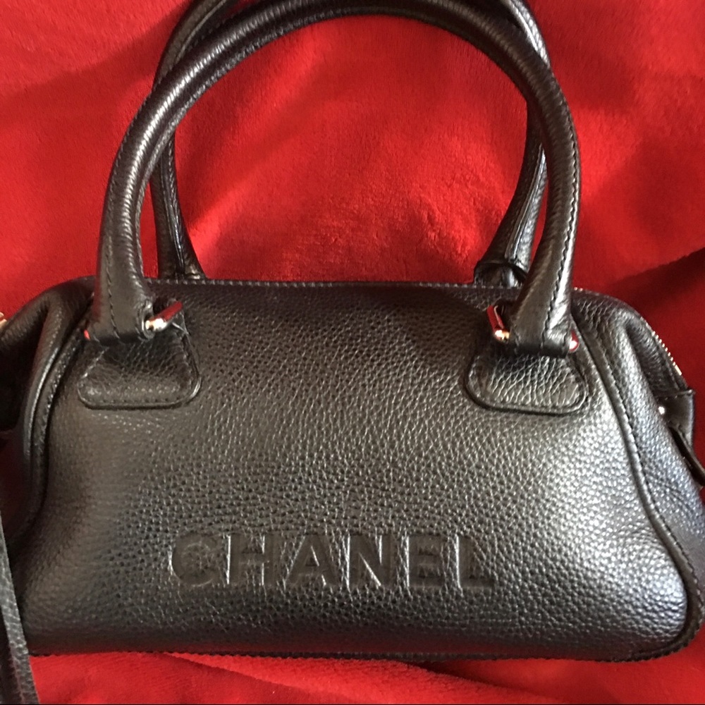 RARE Vintage CHANEL LAX Leather Tassel Satchel